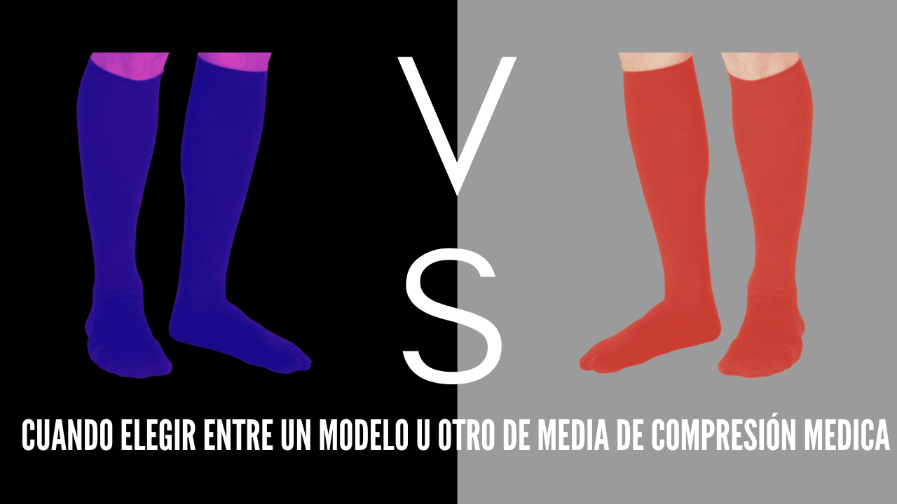 Cuando elegir entre un modelo u otro de media de compresión medica